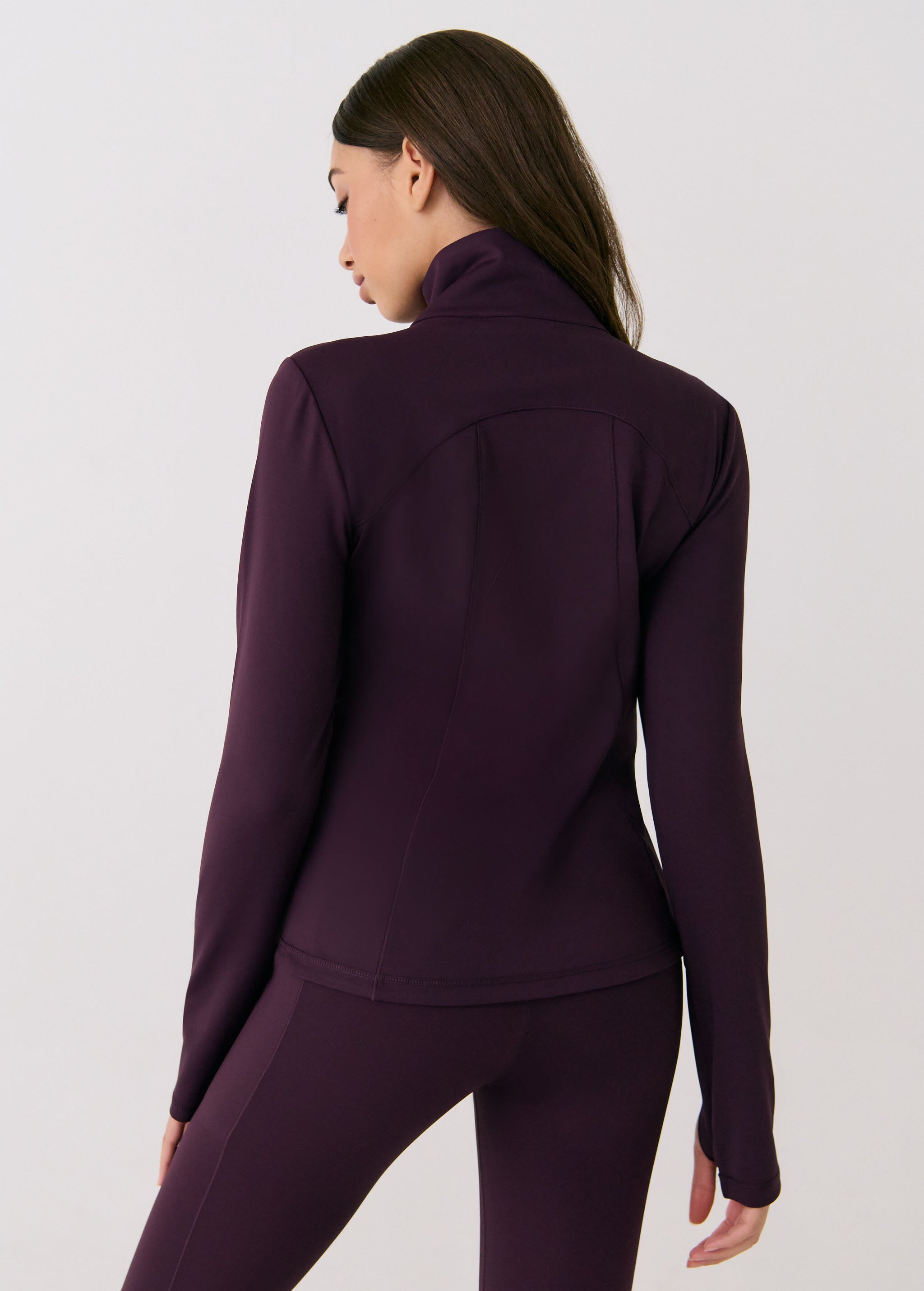 Lolë Step Up Jacket in Fig plum