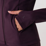 Lolë Step Up Jacket in Fig plum