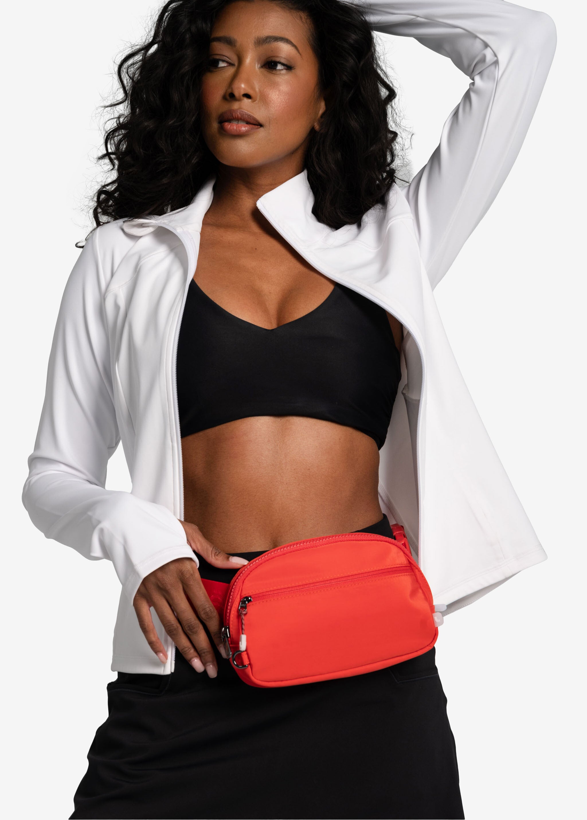Lolë Step Up Jacket in white