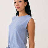 Lolë Elisia Short Sleeve in light blue