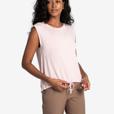 Lolë Elisia Short Sleeve in light pink