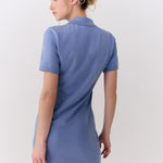 Lolë Effortless Polo Dress in Storm periwinkle — your perfect go-to dress, no matter the occasion