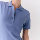 Lolë Effortless Polo Dress in Storm periwinkle — your perfect go-to dress, no matter the occasion