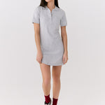 Lolë Effortless Polo Dress in grey — your perfect go-to dress, no matter the occasion