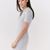 Lolë Effortless Polo Dress in grey — your perfect go-to dress, no matter the occasion