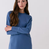 Lolë Mindset 2 Tunic in Ironstone slate blue