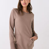 Lolë Mindset 2 Tunic in Fossil taupe