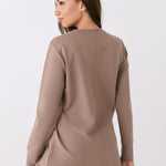 Lolë Mindset 2 Tunic in Fossil taupe