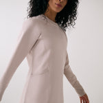 Lolë Mindset 2 Tunic in Abalone pale greige