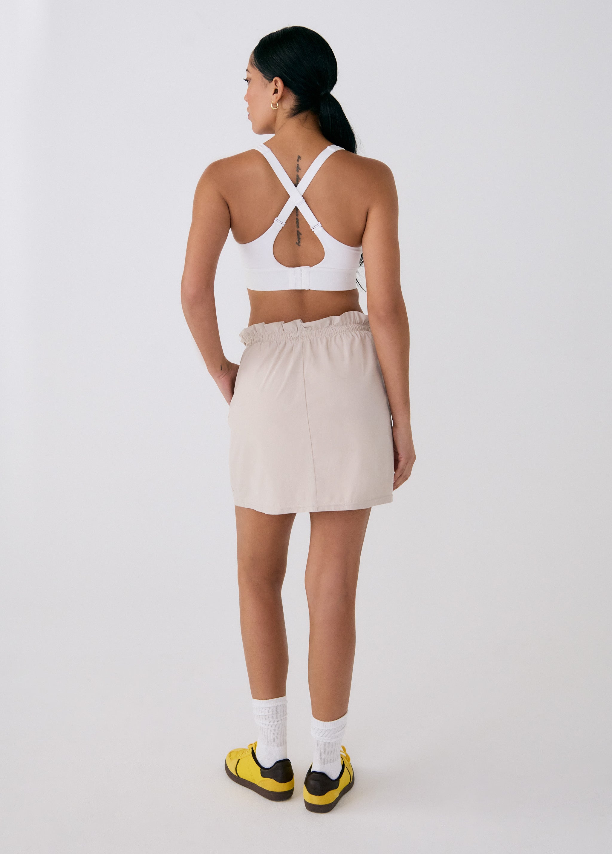 Lolë Sofia Skort in Abalone pale greige