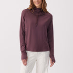 Lolë Dynamic Hoodie in Mulberry plum