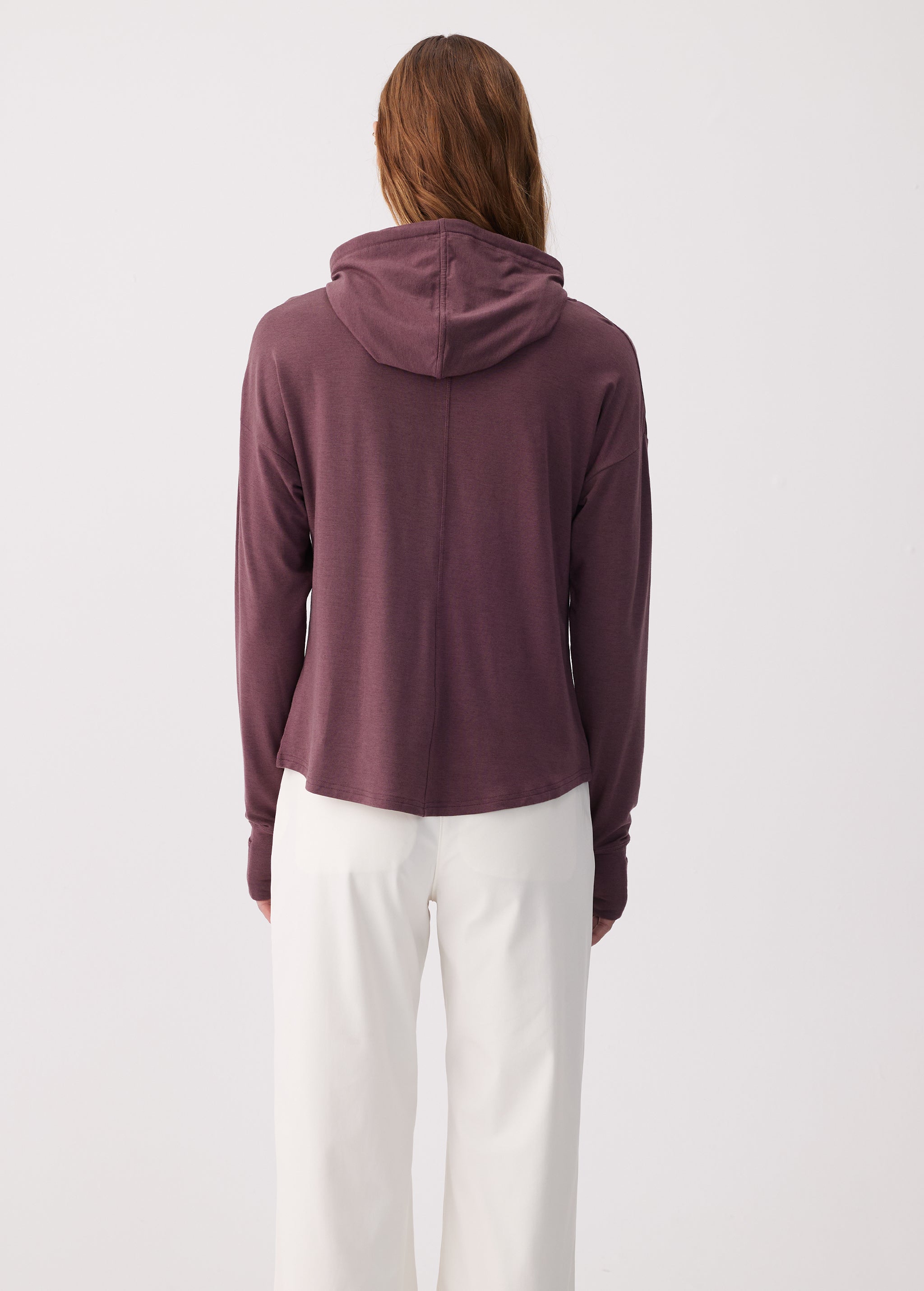 Lolë Dynamic Hoodie in Mulberry plum