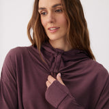 Lolë Dynamic Hoodie in Mulberry plum