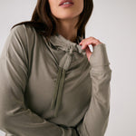 Lolë Dynamic Hoodie in Hazel sage green