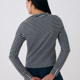 Lolë Dynamic Long Sleeves in navy stripe