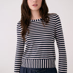 Lolë Dynamic Long Sleeves in navy stripe