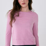 Lolë Dynamic Long Sleeves in pink stripe