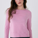 Lolë Dynamic Long Sleeves in pink stripe