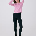 Lolë Dynamic Long Sleeves in pink stripe
