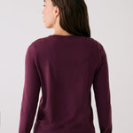 Lolë Dynamic Long Sleeves in burgundy