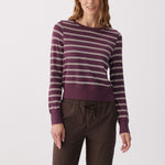 Lolë Dynamic Long Sleeves in purple stripe