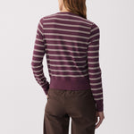 Lolë Dynamic Long Sleeves in purple stripe