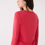 Lolë Dynamic Long Sleeves in Poppy red