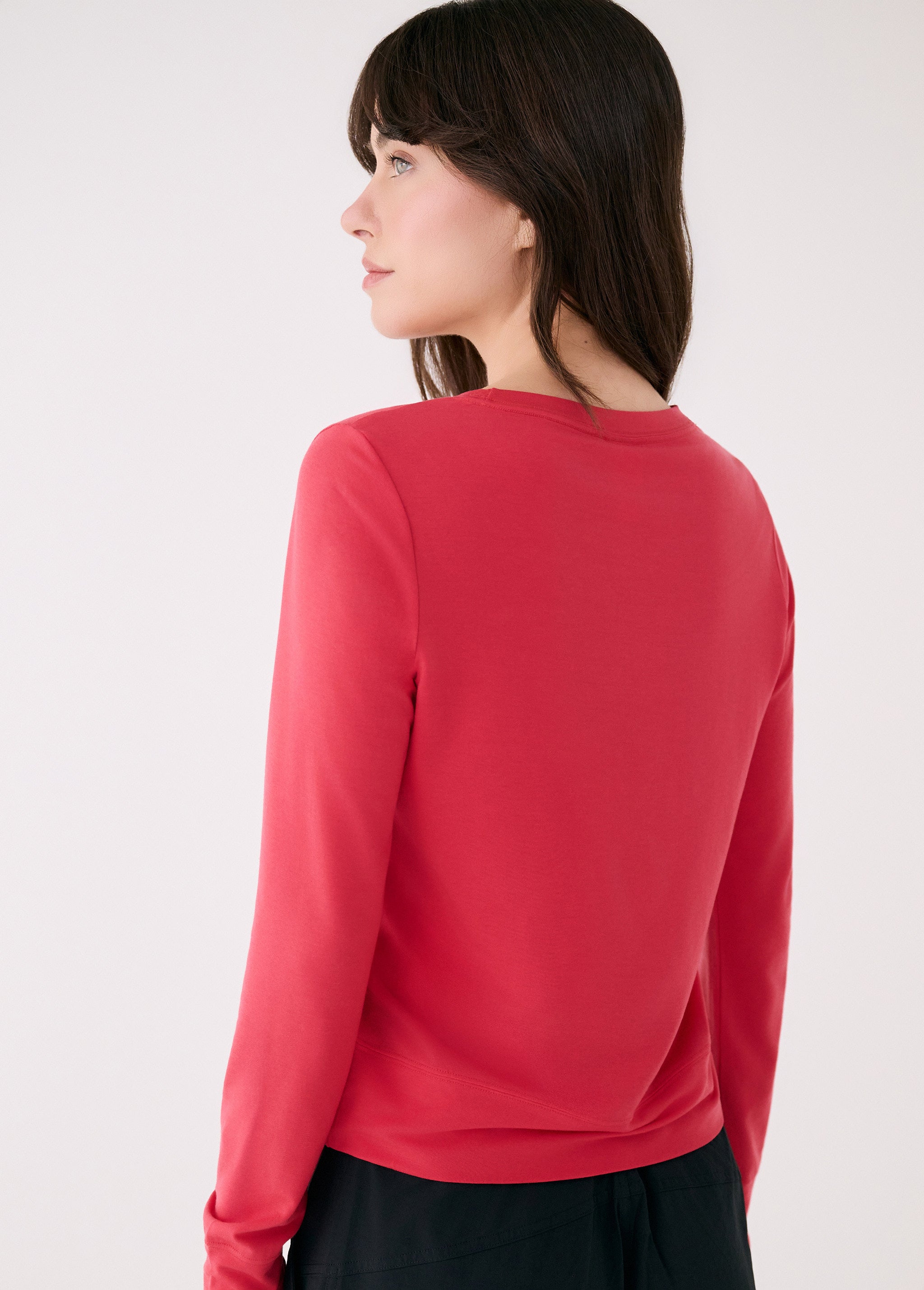Lolë Dynamic Long Sleeves in Poppy red