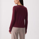 Lolë Dynamic Long Sleeves in wine