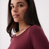 Lolë Dynamic Long Sleeves in wine