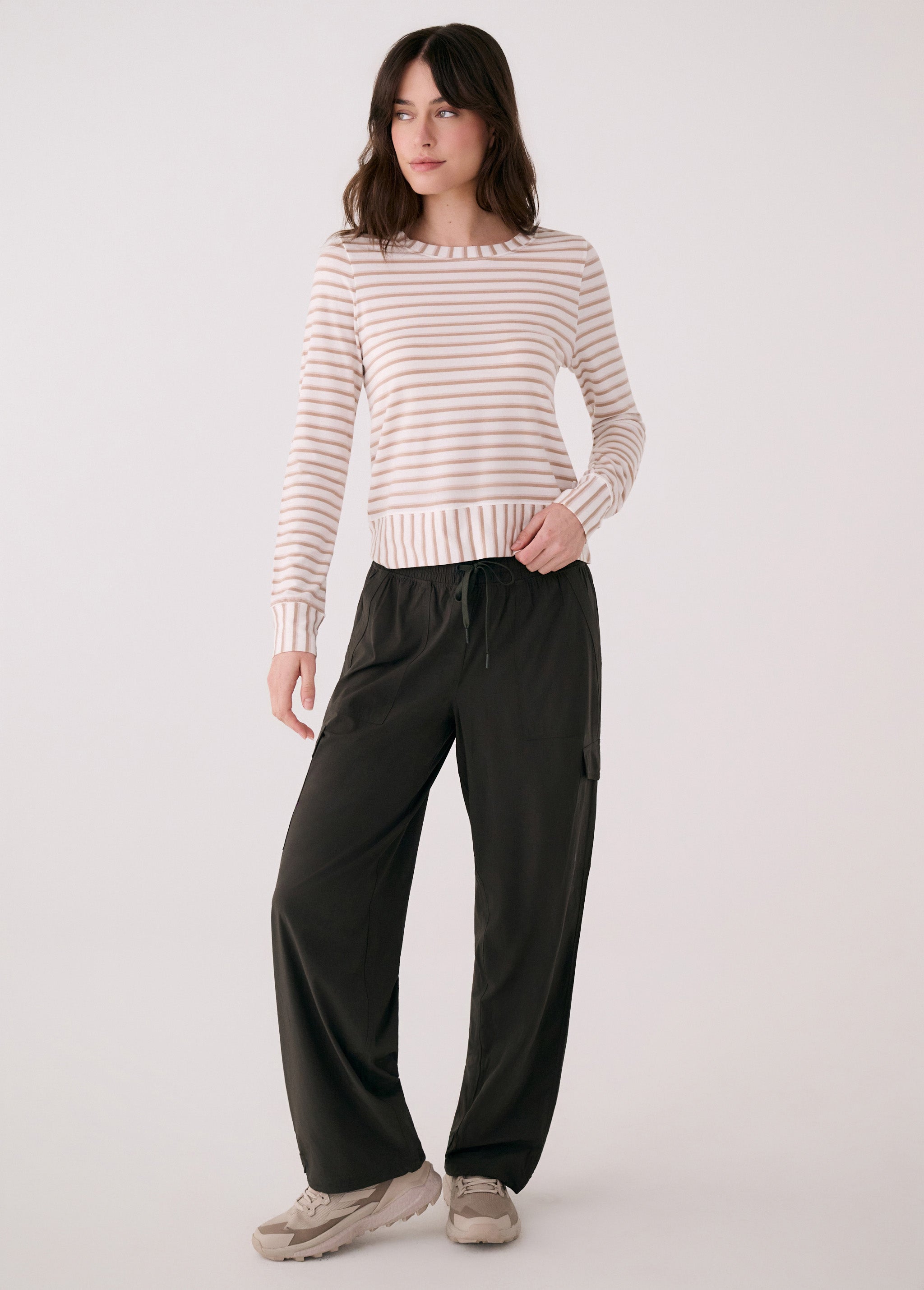 Lolë Dynamic Long Sleeves in white