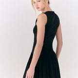 Lolë Game Sleeveless Dress in black