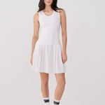 Lolë Game Sleeveless Dress in white