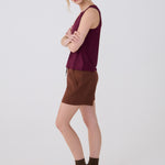 Lolë Vital Tank in burgundy