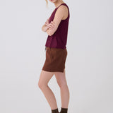 Lolë Vital Tank in burgundy