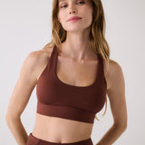 Lolë Action Bra in Sienna brown
