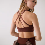 Lolë Action Bra in Sienna brown