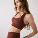 Lolë Action Bra in Sienna brown