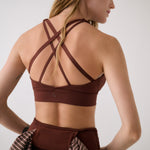 Lolë Action Bra in Sienna brown