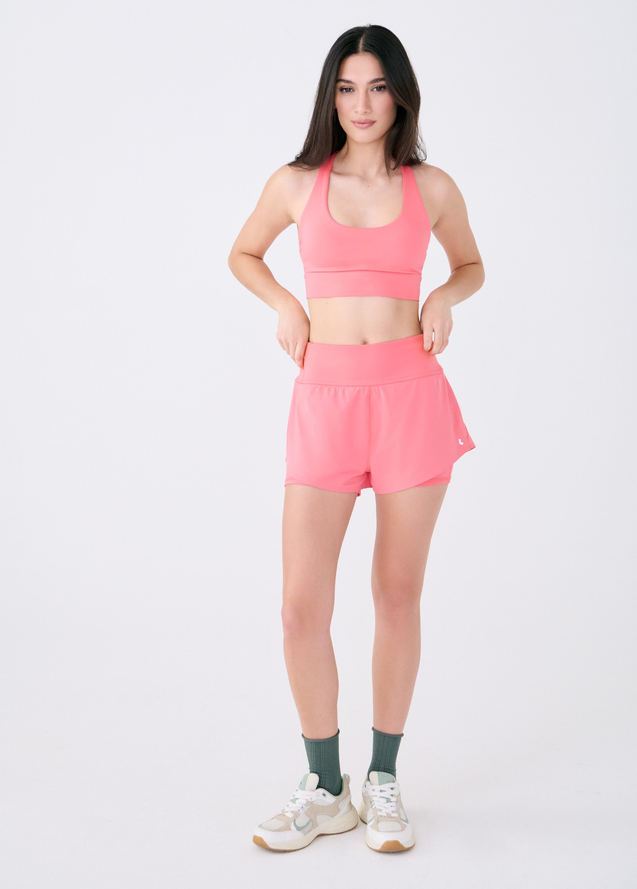 Lolë Action Bra in coral