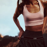 Lolë Action Bra in Sorbetta light pink