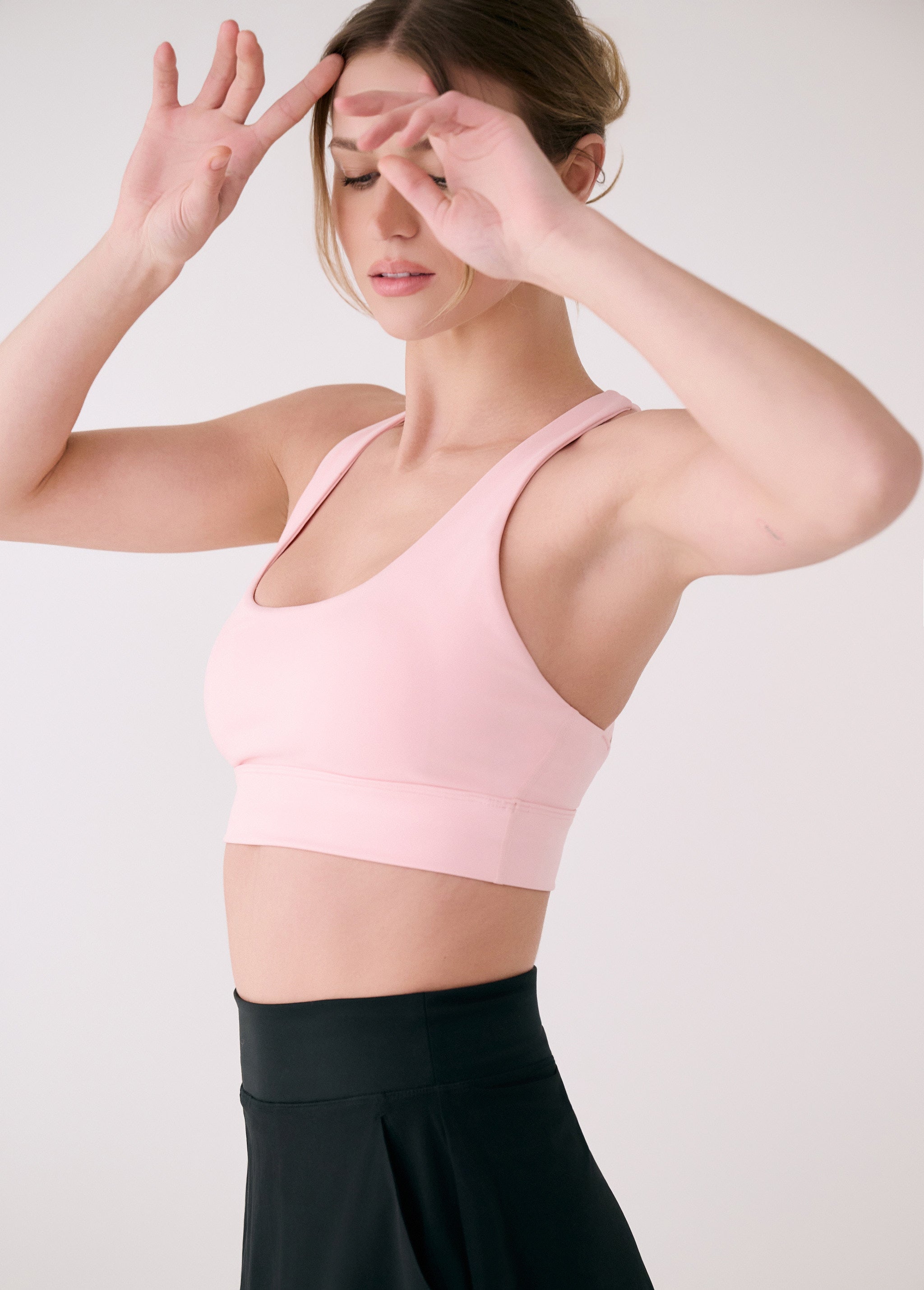 Lolë Action Bra in Sorbetta light pink
