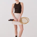 Lolë Olivie Skort in Abalone pale greige