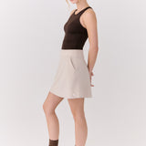 Lolë Olivie Skort in Abalone pale greige