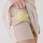 Lolë Olivie Skort in Abalone pale greige