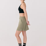 Lolë Olivie Skort in Hazel sage green