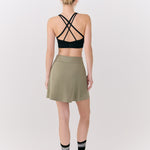 Lolë Olivie Skort in Hazel sage green