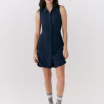 Lolë Olivie Shirt Dress in Outerspace navy