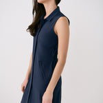 Lolë Olivie Shirt Dress in Outerspace navy