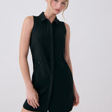 Lolë Olivie Shirt Dress in black